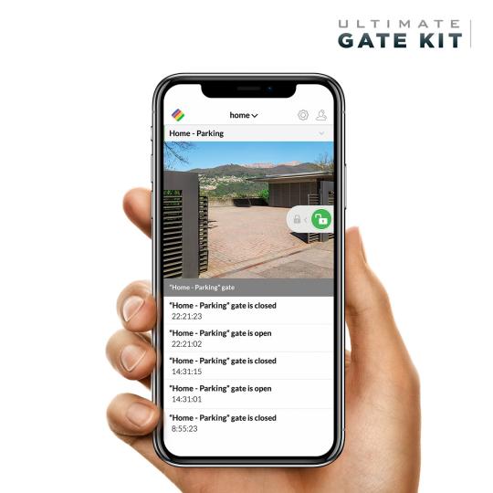 Full Gate automation kit with Video Surveillance